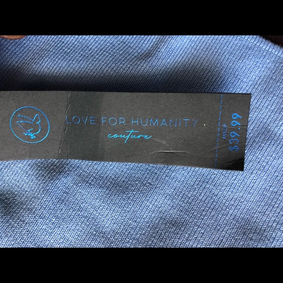 Love for humanity couture size medium cropped halter tank top bralette - Picture 5 of 7